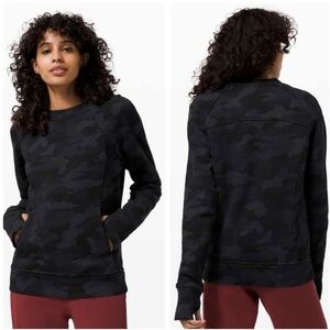 Lululemon Scuba Pullover in Heritage 365 Camo Deep Coal Multi